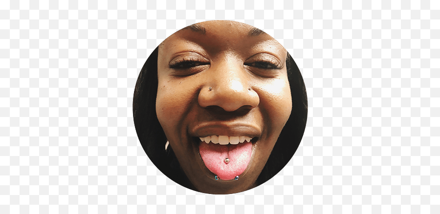 Tongue Piercing Mn Nd Il Mt - Snake Eyes And Tongue Piercing Png,Lip Piercing Png