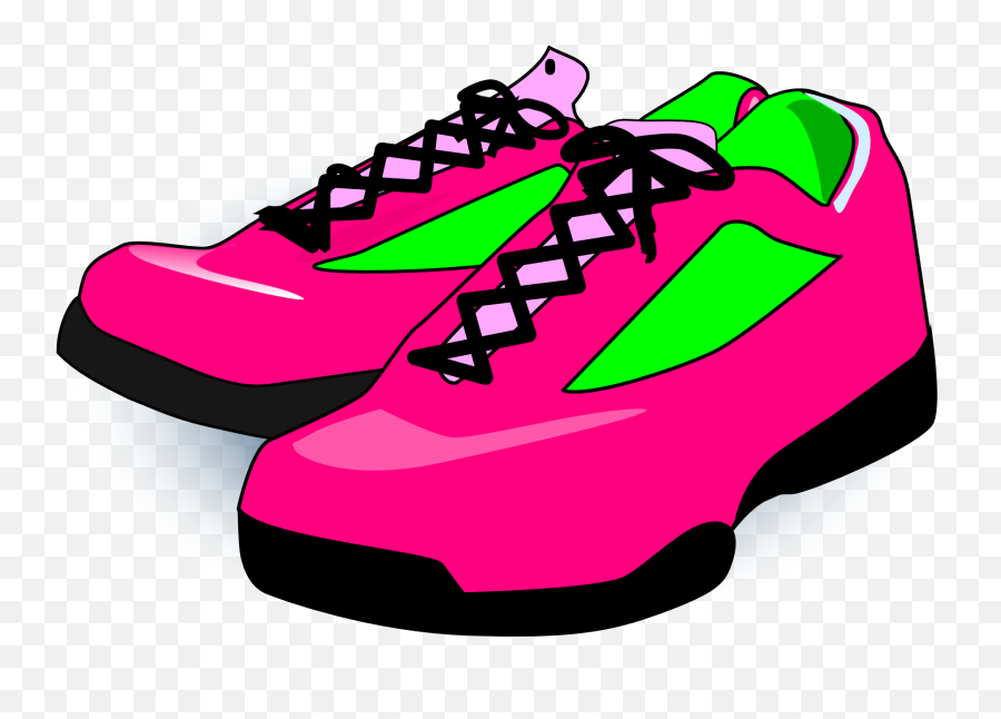 Download Cartoon Tennis Shoe Clipart - Shoes Clipart Png,Cartoon Shoes Png