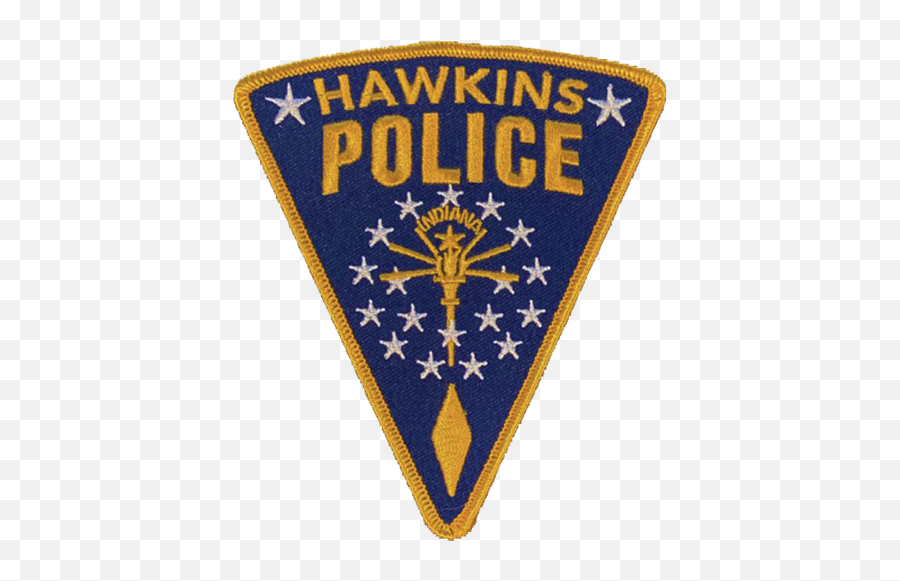 Hawkins Police Department Shoulder Patch Stranger Things 2016 - Emblem Png,Stranger Things Logo Transparent