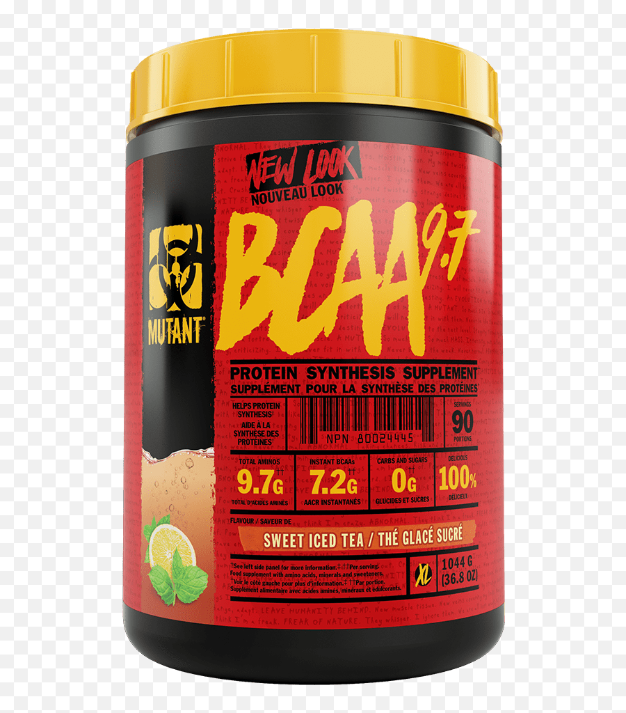 Mutant Bcaa 97 U0026 Electrolytes Sweet Iced Tea 30 Serving - Mutant Bcaa 90 Servings Png,Ice Tea Png