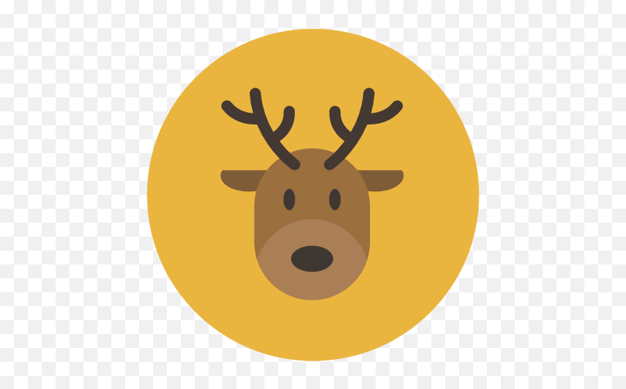 Reindeer Vector Icons Free Download In Svg Png Format - Flat Reindeer Icon,Reindeer Png