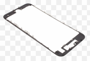Iphone 7 Black Lcd Supporting Frame Bezel - Smartphone png