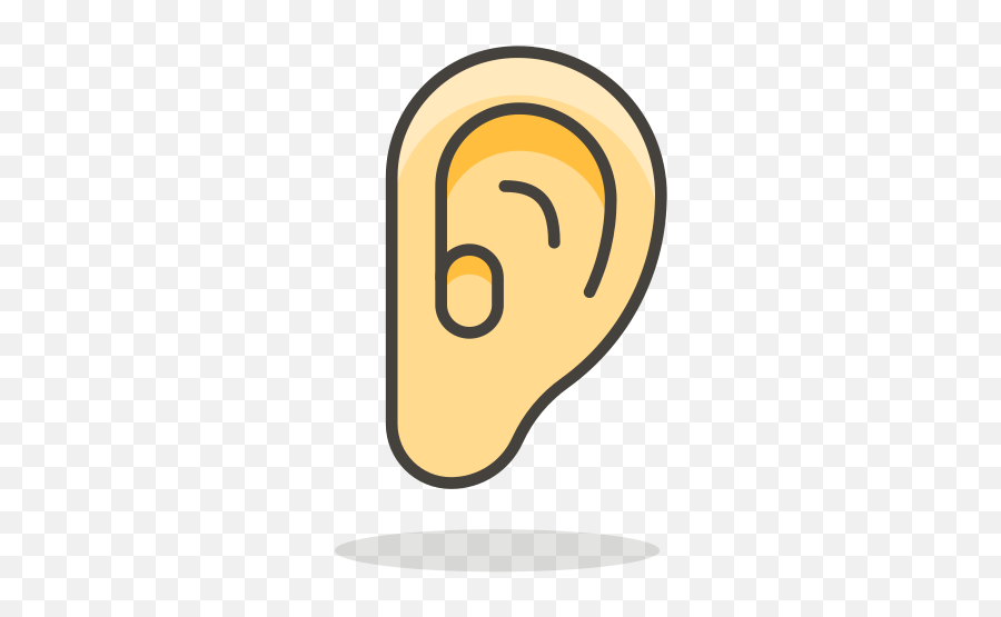 Ear Free Icon Of 780 Vector Emoji - Icon Png,Ear Icon Png