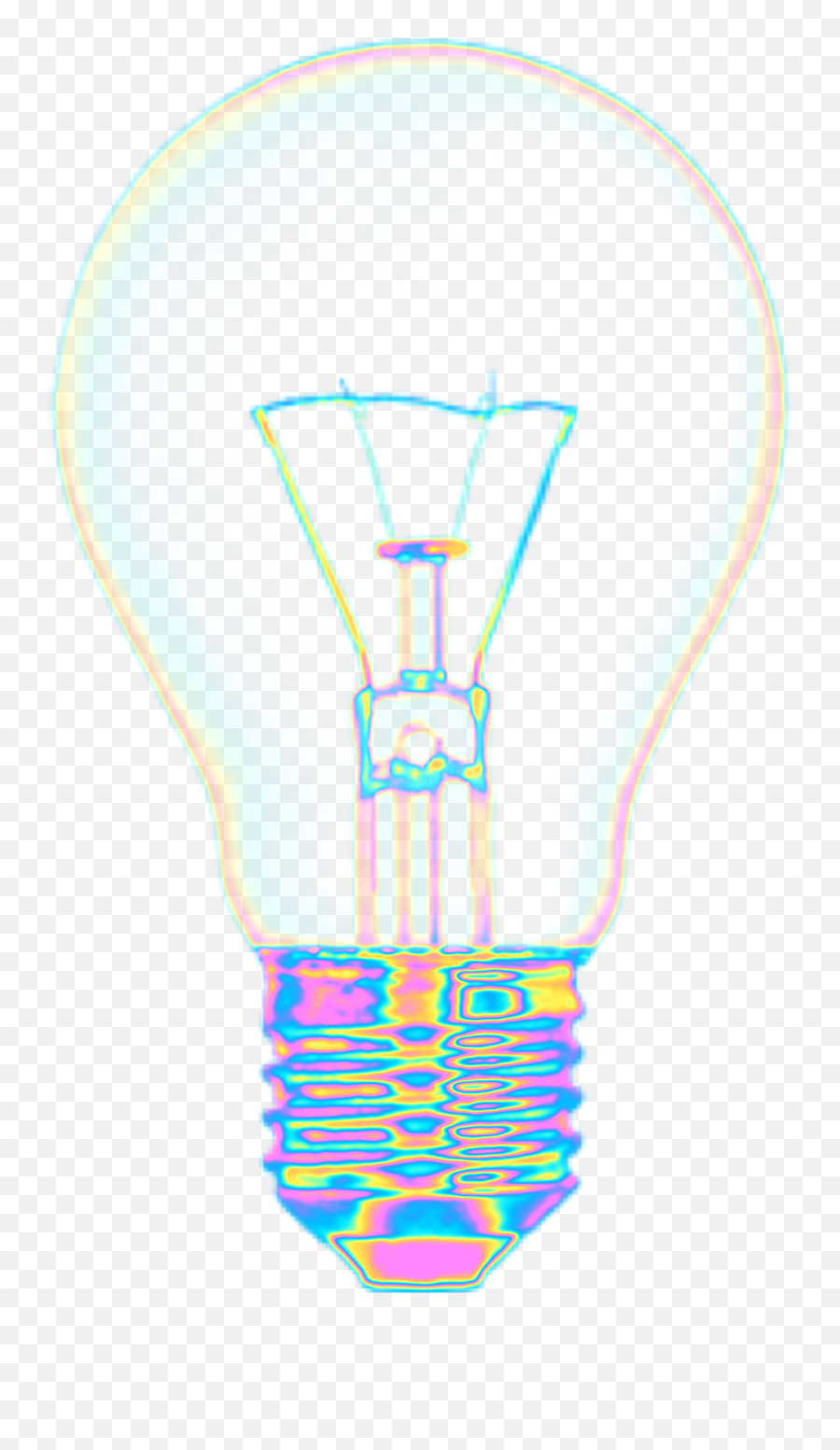 Light Bulb Holographic Holo - Portable Network Graphics Png,Holo Png