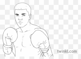 Muhammad Ali Black And White - Sketch Png,Muhammad Ali Png