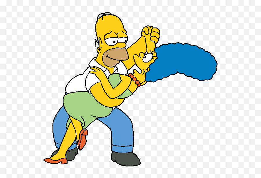 The Simpsons Clip Art Image - Marge And Homer Simpson Png,Simpson Png