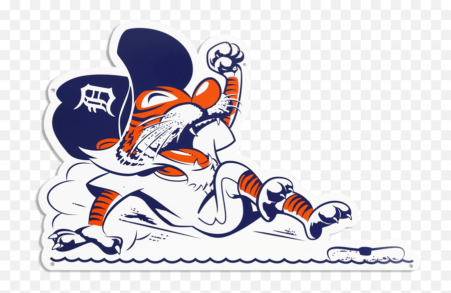 Detroit Tigers Sign Sticker Transparent - Detroit Tigers D Png,Detroit Tigers Logo Png