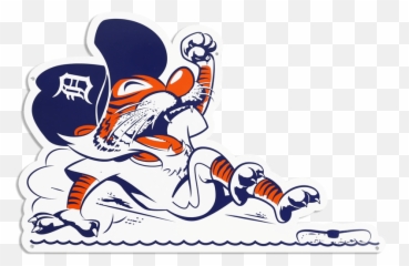 Detroit Tigers Sign Sticker Transparent - Detroit Tigers D Png,Detroit Tigers Logo Png