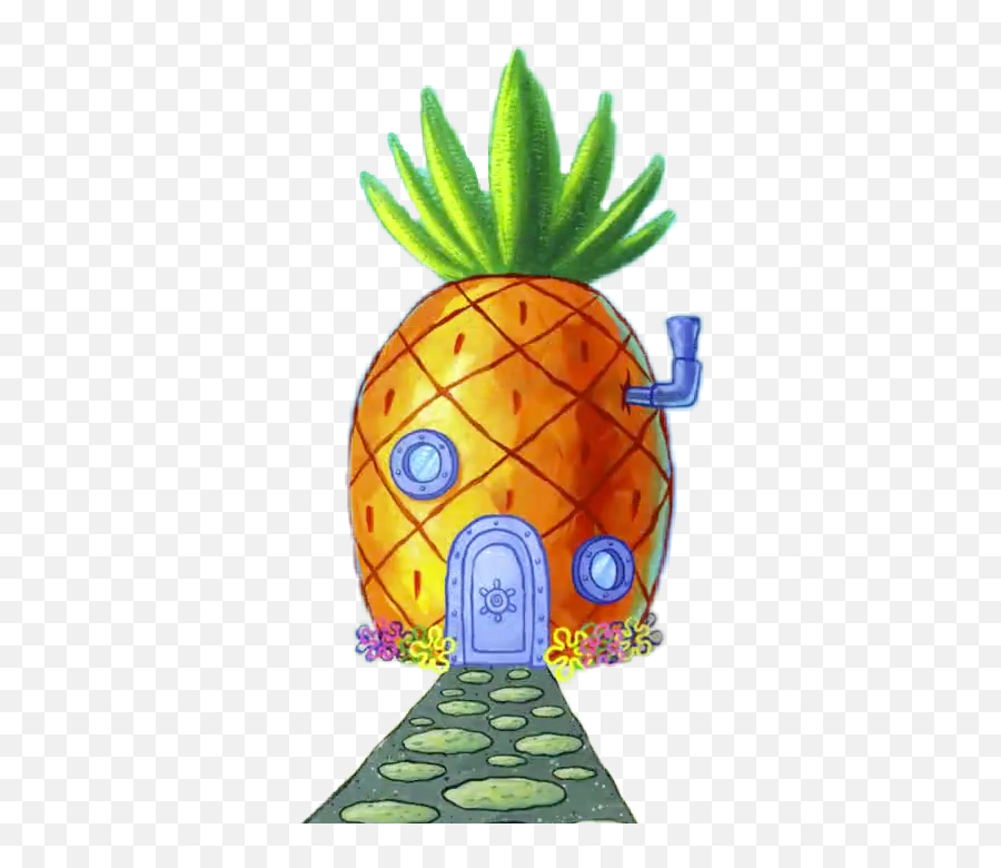 Spongebob Pineapple Sticker Png Clipart Transparent Background