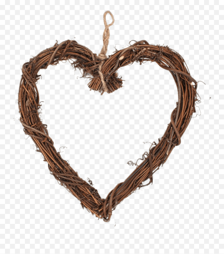 Heart Shaped Wreath Transparent Png - Stickpng Twig Heart Wreath,Wreath Transparent