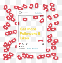 1000 Instagram Followers U2013 Genuine Likes Hub - Png