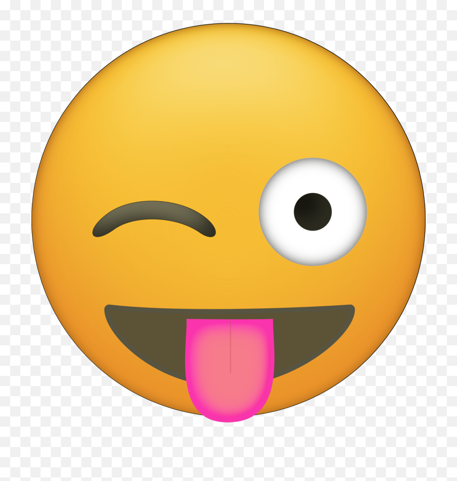 Emoji Faces Printable - Emoji Png,Wink Emoji Png