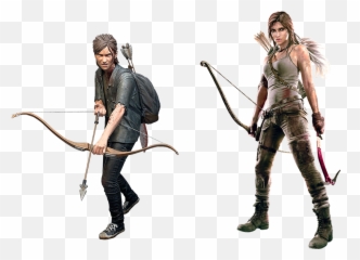 Ellie Vs Lara Croft - png