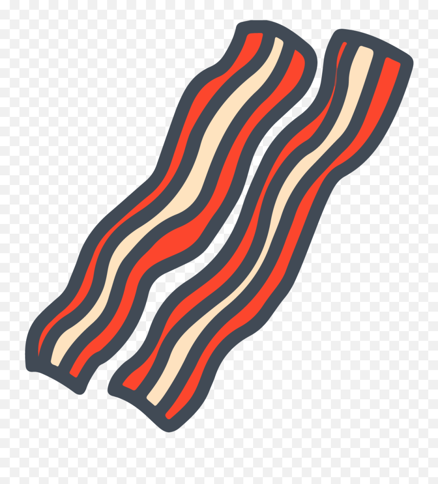 Sliced Meat Vector Png Download - Slice Beef Icon Png,Bacon Transparent