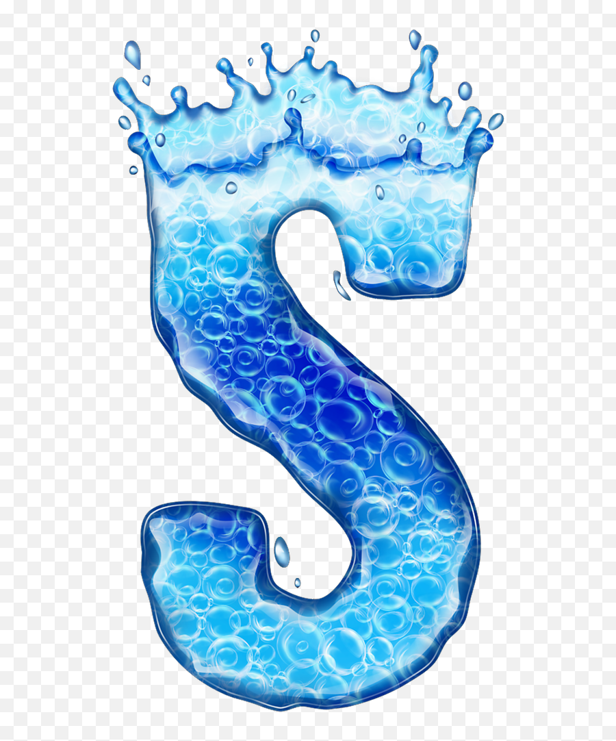 Clipart Letters Water Transparent - Letter S Water Png,Letter S Png