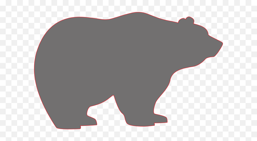 Outline - 01 American Black Bear 1000x488 Png Clipart American Black Bear,Black Bear Png
