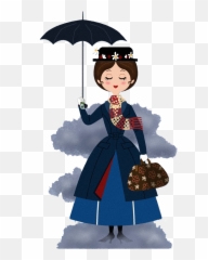Free Mary Poppins Cliparts Download - Mary Poppins T Shirts Png,Mary Poppins Png