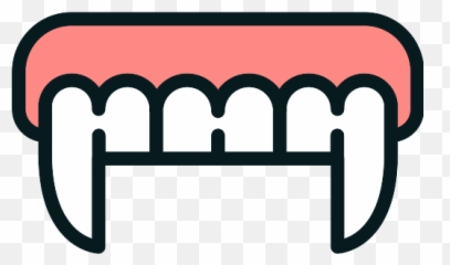 Fangs Vector Svg Icon - Dientes De Vampiro Dibujo Png,Fangs Png