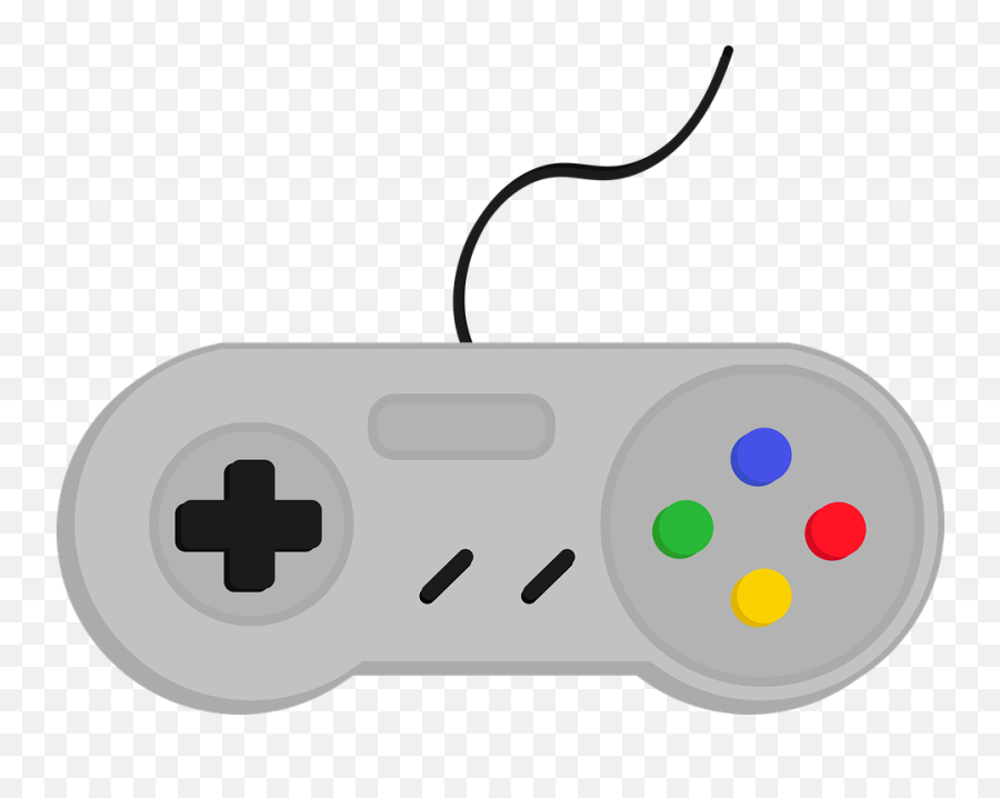 Control The Snes Nintendo - Retro Game Controller Clipart Nes Png,Nintendo Png