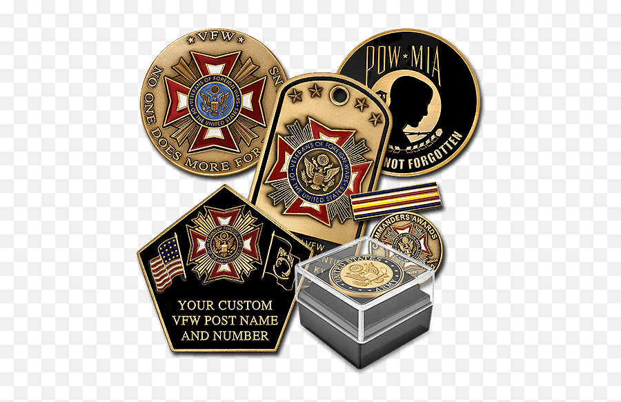 Vfw And Ranger Industries - Vfw Challenge Coins Png,Vfw Auxiliary Logo