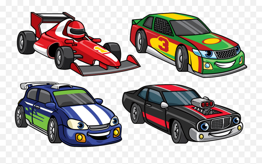 Race Car Clipart - Clipartworld Dessin Voiture Course Sport Png,Cartoon Car Png
