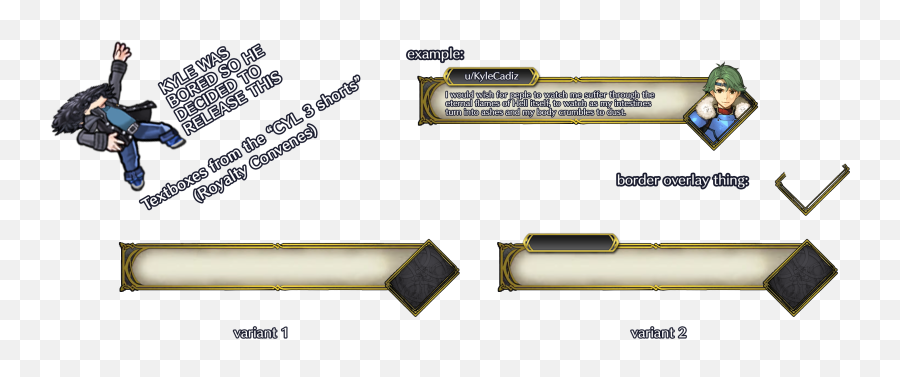 Heroes - Styled Three Houses Textbox From The Royalty Fire Emblem Text Box Png,Textbox Png