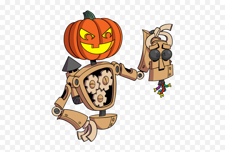 The Game Crafter - Halloween Pumpkin Head Cog Board Game Halloween Png,Pumpkin Head Png