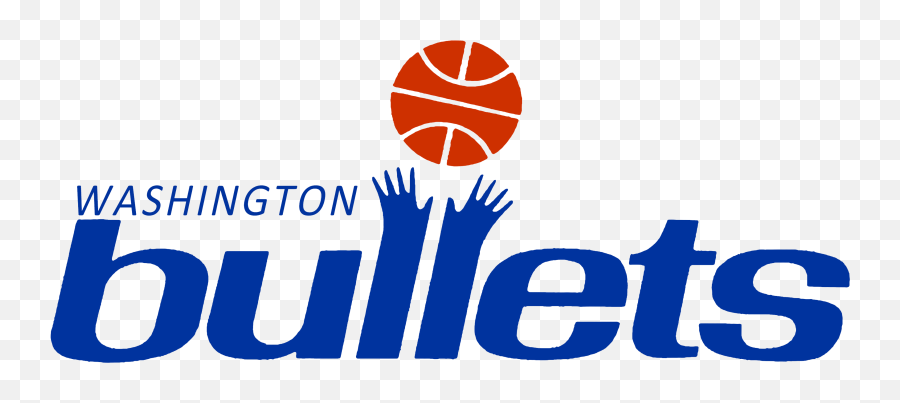 Washington Wizards Logos History Team And Primary Emblem - Washington Bullets Logo Large Png,Nba Logo Vector