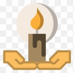 And Candles Cultures Gestures Hands Matches Prayer Icon - Praying Candle Icon png