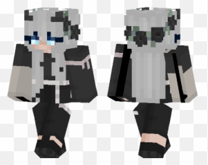 Blue Eyed Demon Girl Aesthetic - Skin Minecraft png