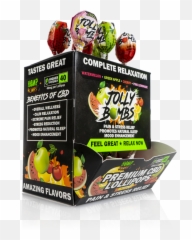 Hemp Bomb 40mg Jollypops 24ct - Citrus Png,Superfruit Logo