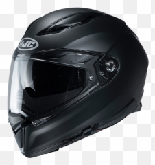 Face Motorcycle Helmets - Hjc F70 Black png