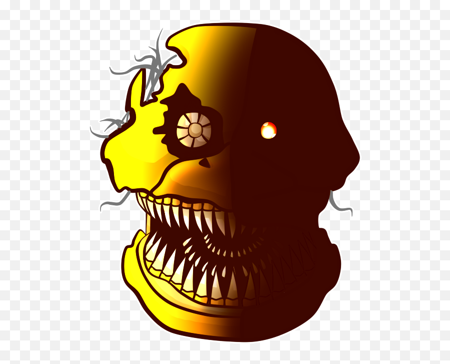 Download Hd Nightmare Chica Icon Five - Mascara De Fnaf 4 Png,Chica Icon