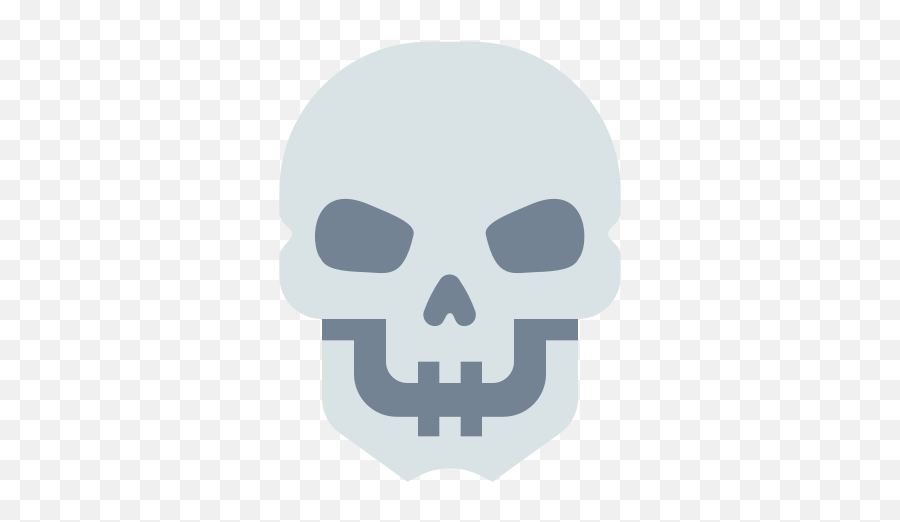 Halloween Horror Skeleton Skull Free Icon Of Materia Flat - Scary Png,Spooky Skeleton Icon