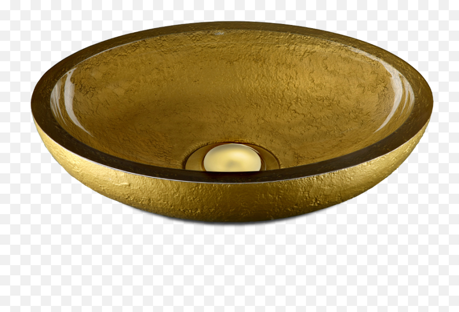 Download Dolce Collection Oval Washbasin With Gold External - Bathroom Sink Png,Bathroom Png