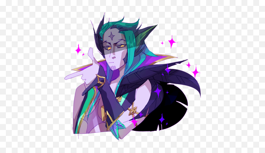 Lol League Of Legends Xayah - Rakan Star Guardian Art Png,League Of Legends Xayah Icon