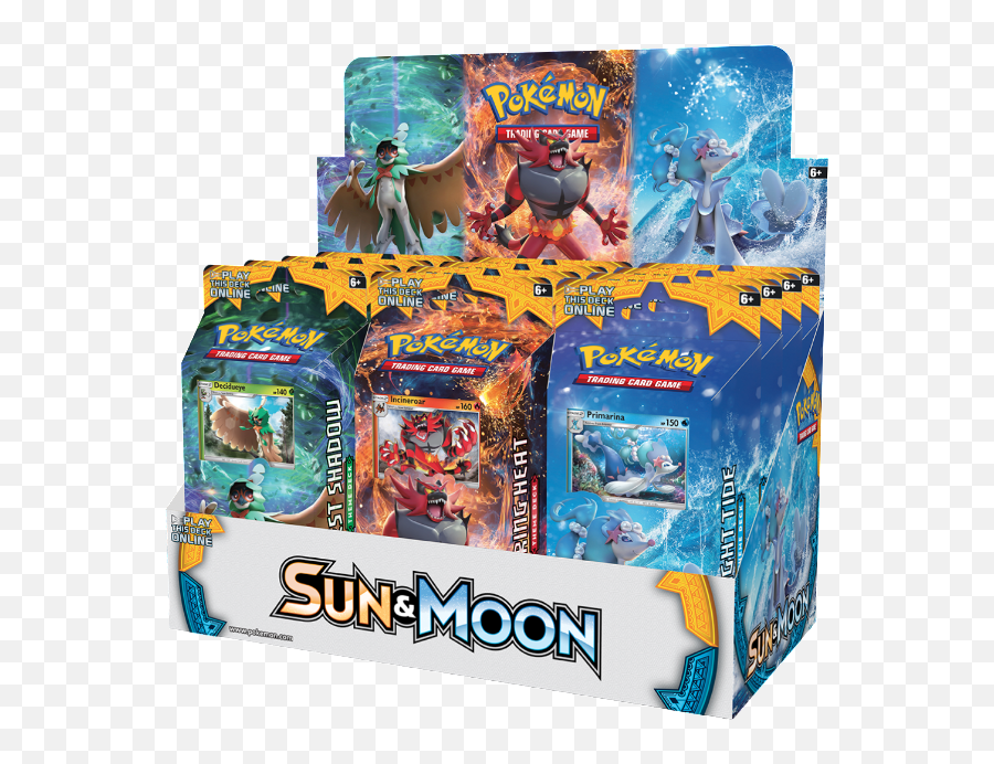 Download Sun U0026 Moon Theme Decks - Pokemon Sun And Moon Pokemon The Sun And Moon Toys Png,Incineroar Icon