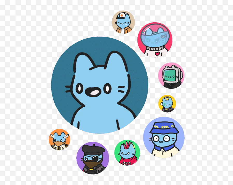 Upcoming Nft Series Wanderers Space Knight Club Cool Cats - Cool Cats Nft Png,Cool Tiktok Icon