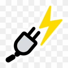 Symbolyellowhand Png Clipart - Royalty Free Svg Png Elektrik Clipart,Adapter Icon