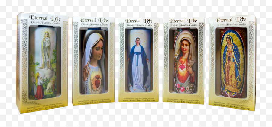 Mother Mary U2013 Eternal Lite Flameless Candles Png Our Lady Of Fatima Icon