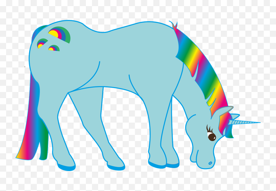 Rainbow Unicorn Fairy Tales - Free Vector Graphic On Pixabay Unicornio Para Menino Png,Rainbows Png