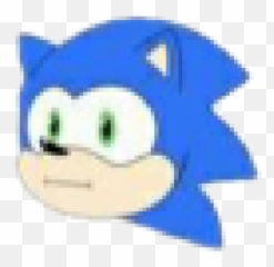 Sonic Face - Sonic The Hedgehog png