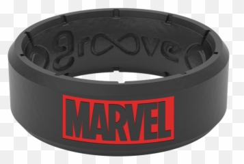 Marvel Logo Groove Ring - Solid png