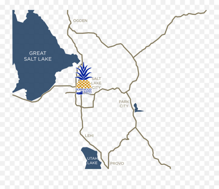 Download Slc Map Outline Homewood - Salt Lake City Png Image Map,City Outline Png