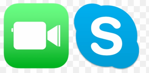Skype Facetime Icon - Facetime Icon Full Size Png Download Vertical,Skype Icon Download