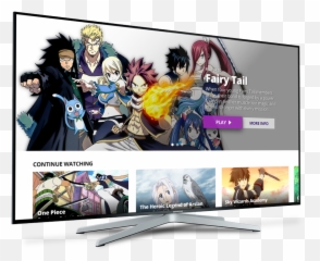 Download Funimation - Multiscreen Anime Fairy Tail Render png