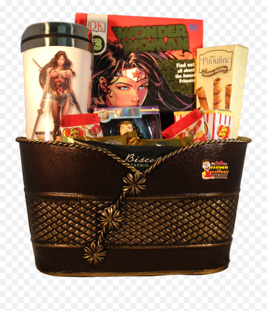 Wonder Woman Rises Gift Basket - Wonder Woman Gift Basket Png,Wonder Woman Amazon Hero Icon