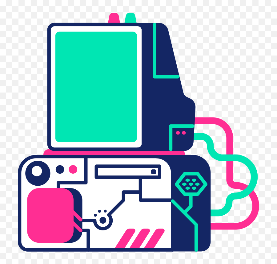 Computer Illustration In Png Svg - Output Device,Mobile Game Icon