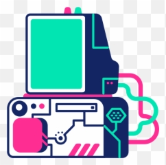 Computer Illustration In Png Svg - Output Device,Mobile Game Icon