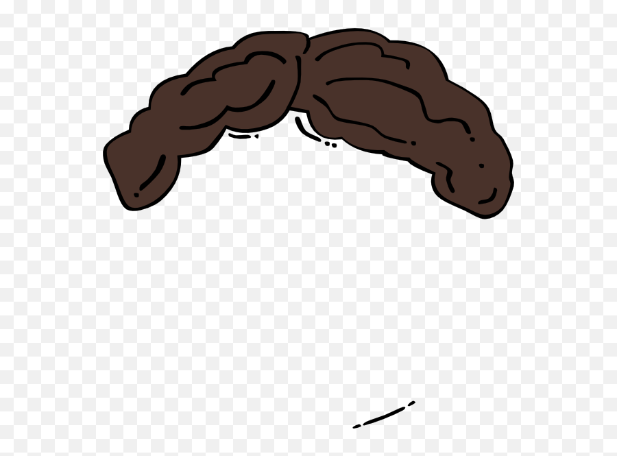 Brown Wig Clipart - Brown Boy Cartoon Hair Png,Short Hair Png